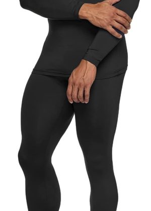 Microfiber Fleece-Lined Thermal Underwear Set