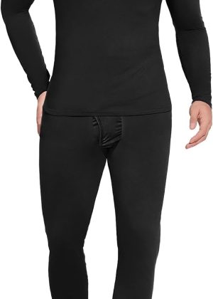 Comfy Elastic Thermal Long Johns Base Layer Set