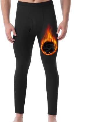 Thermal Pants with Fly Fleece Long Johns