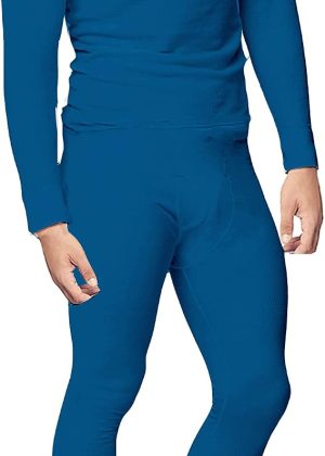 Cotton Thermal Shirt and Pants Long Johns Set