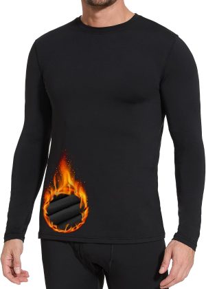 Fleece-Lined Long John Thermal Shirt