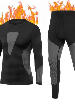 Ski Base Layer Thermal Long Johns Set