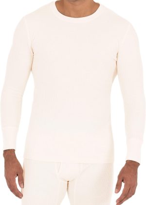 Recycled Waffle Thermal Crew Top