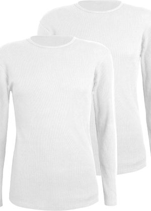 2-Pack Soft Waffle Thermal Long Sleeve Top