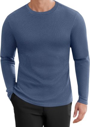 Lightweight Honeycomb Waffle Thermal Undershirt