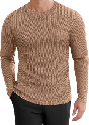Honeycomb Waffle Long Sleeve Thermal Top